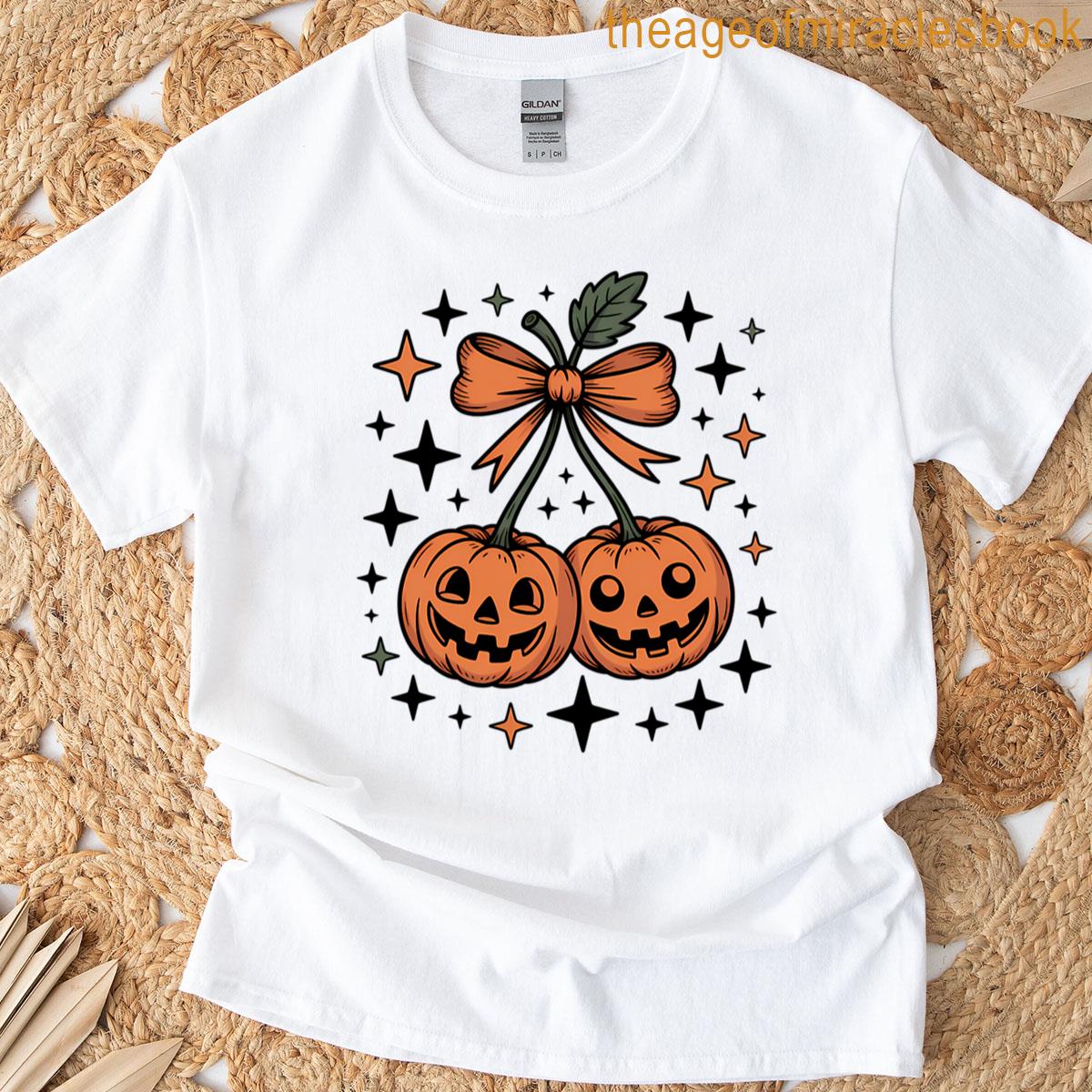 Jack-o-lantern Pumpkin Spooky Art T-shirt