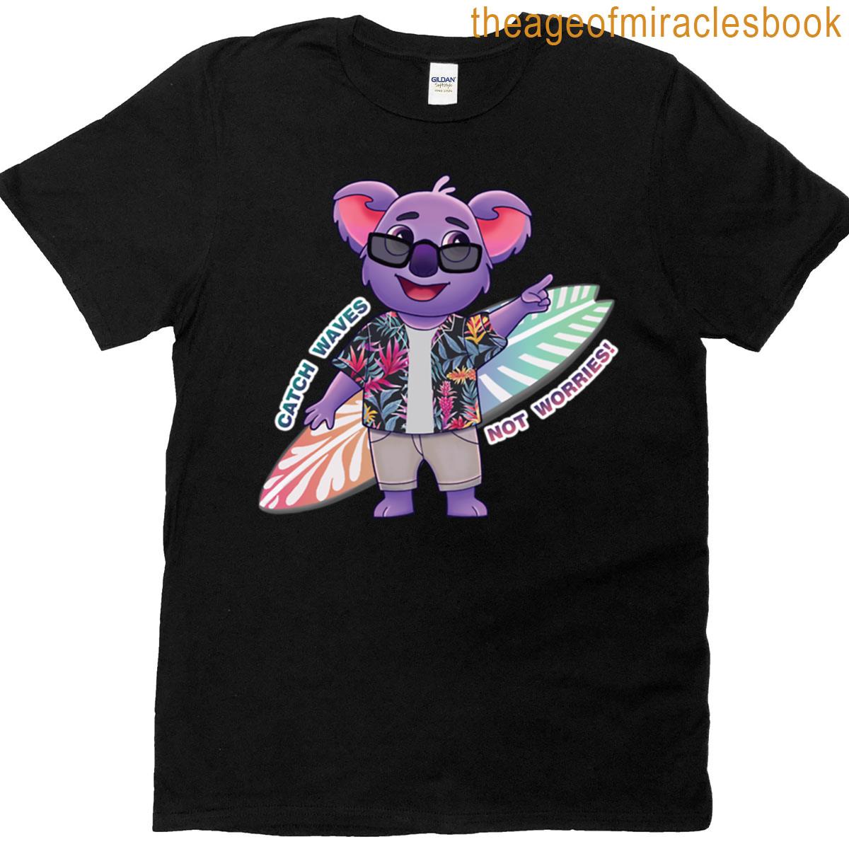 Koala Goes Surfing Premium T-shirt
