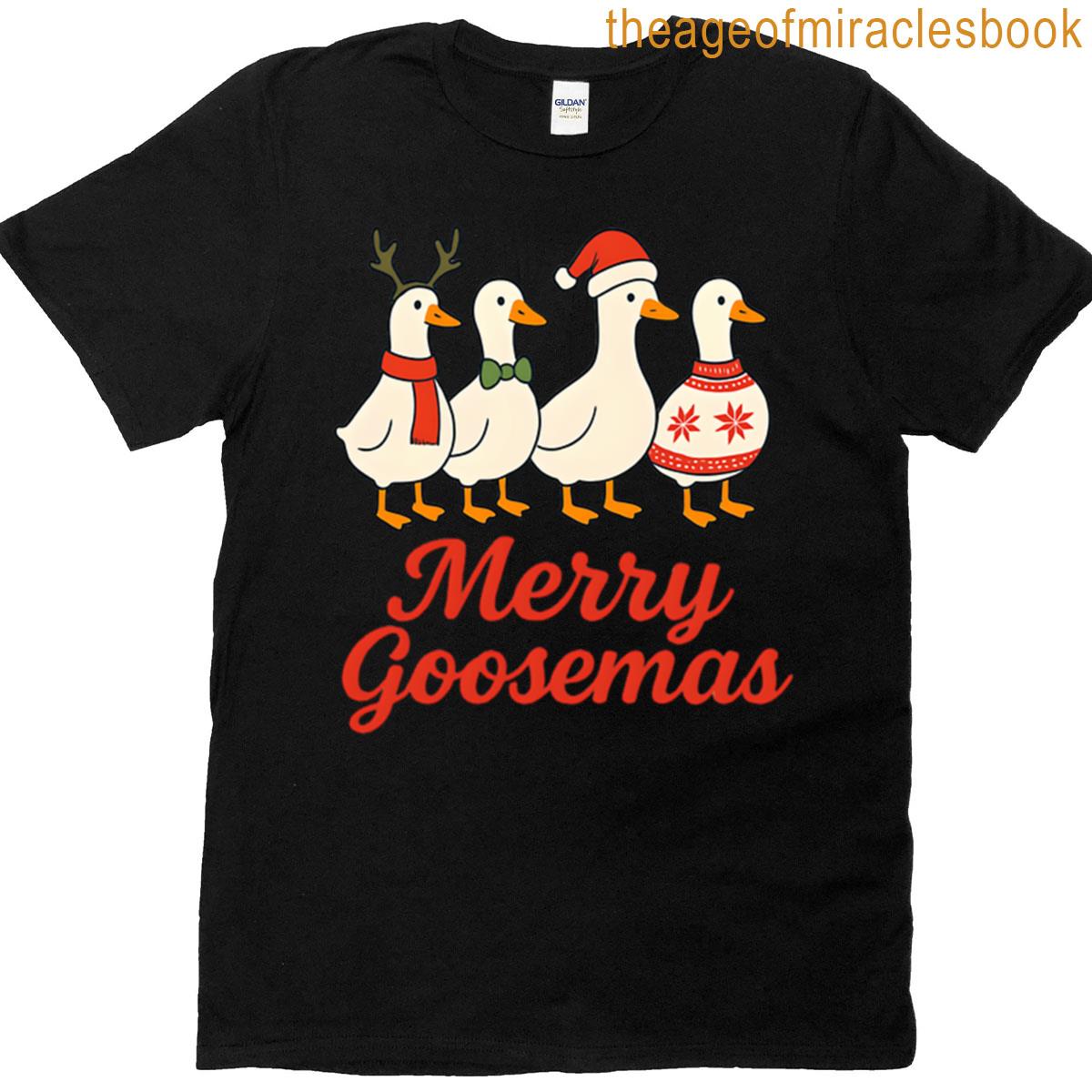 Merry Goosemas Oversized T-shirt