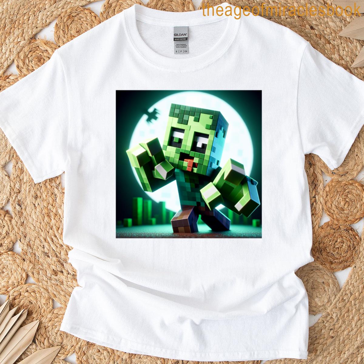 Minecraft Zombie Creeper Oversized T-shirt