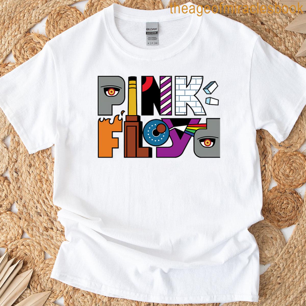 Pinks Floyds Logo Full Color T-shirt
