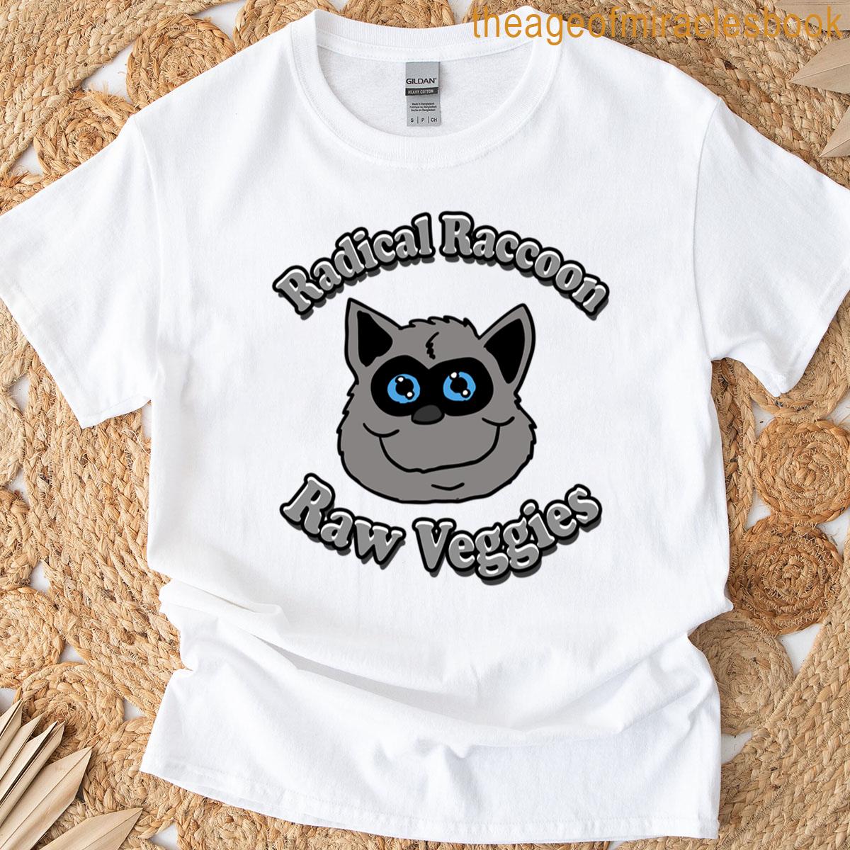 Radical Raccoon Raw Veggies Active T-shirt