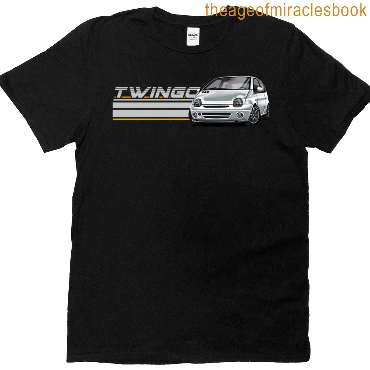 Renault Twingo White Art On Wheels T-shirt