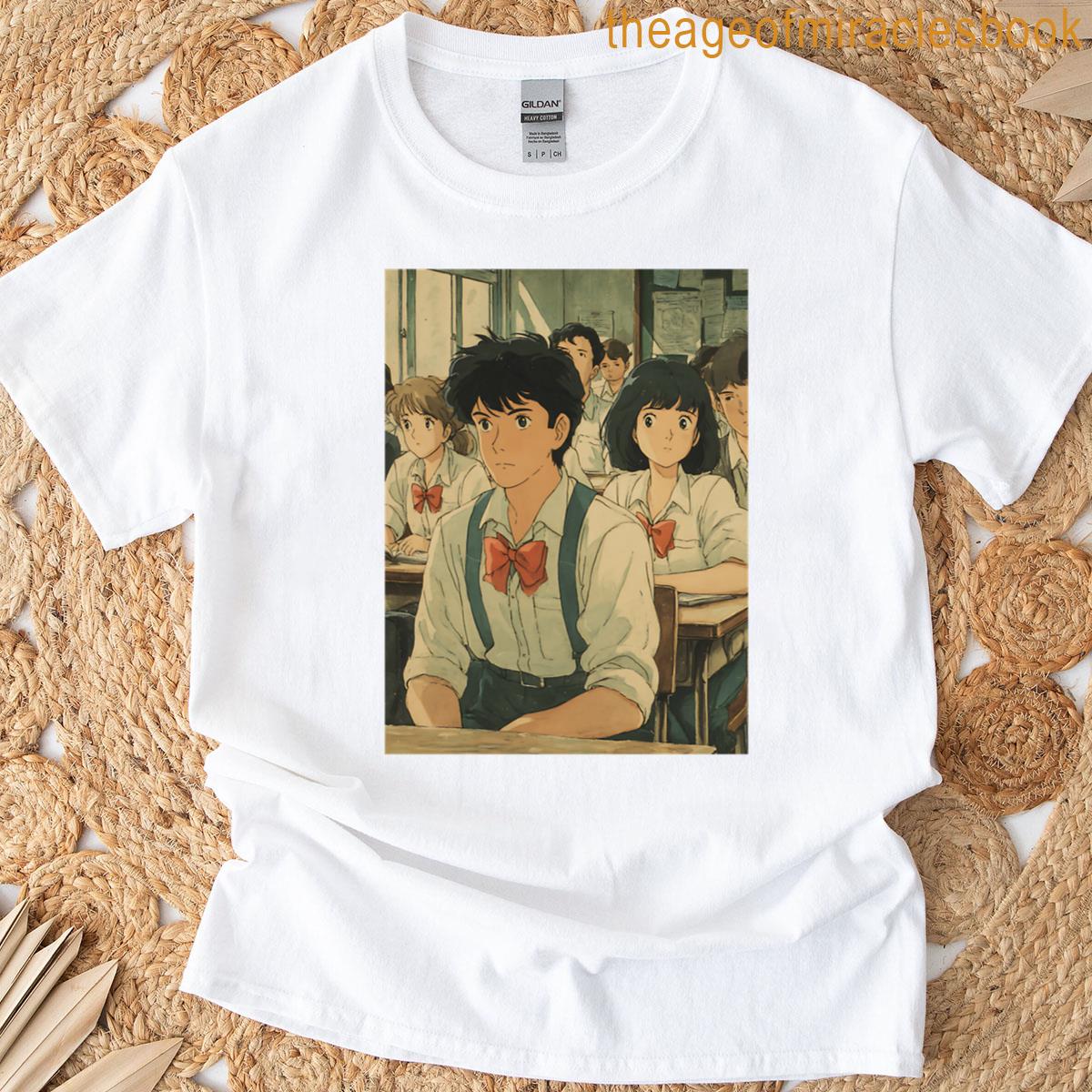 Retro School Anime – Nostalgic Classroom Mood T-shirt