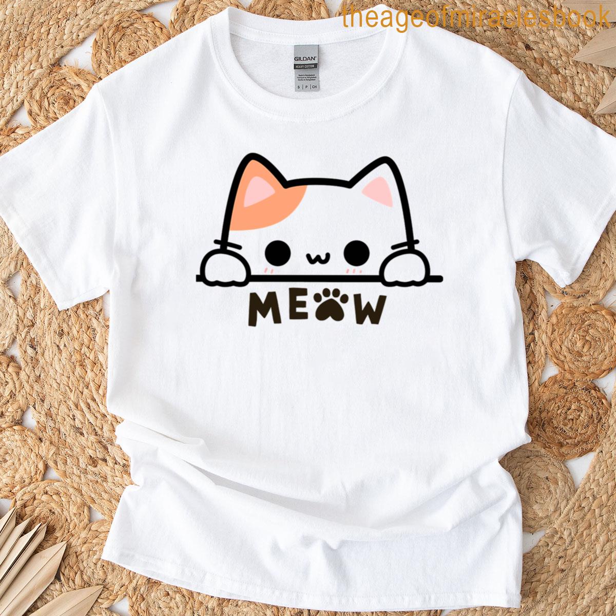 Smiley Face Minimal Line Art Design T-shirt