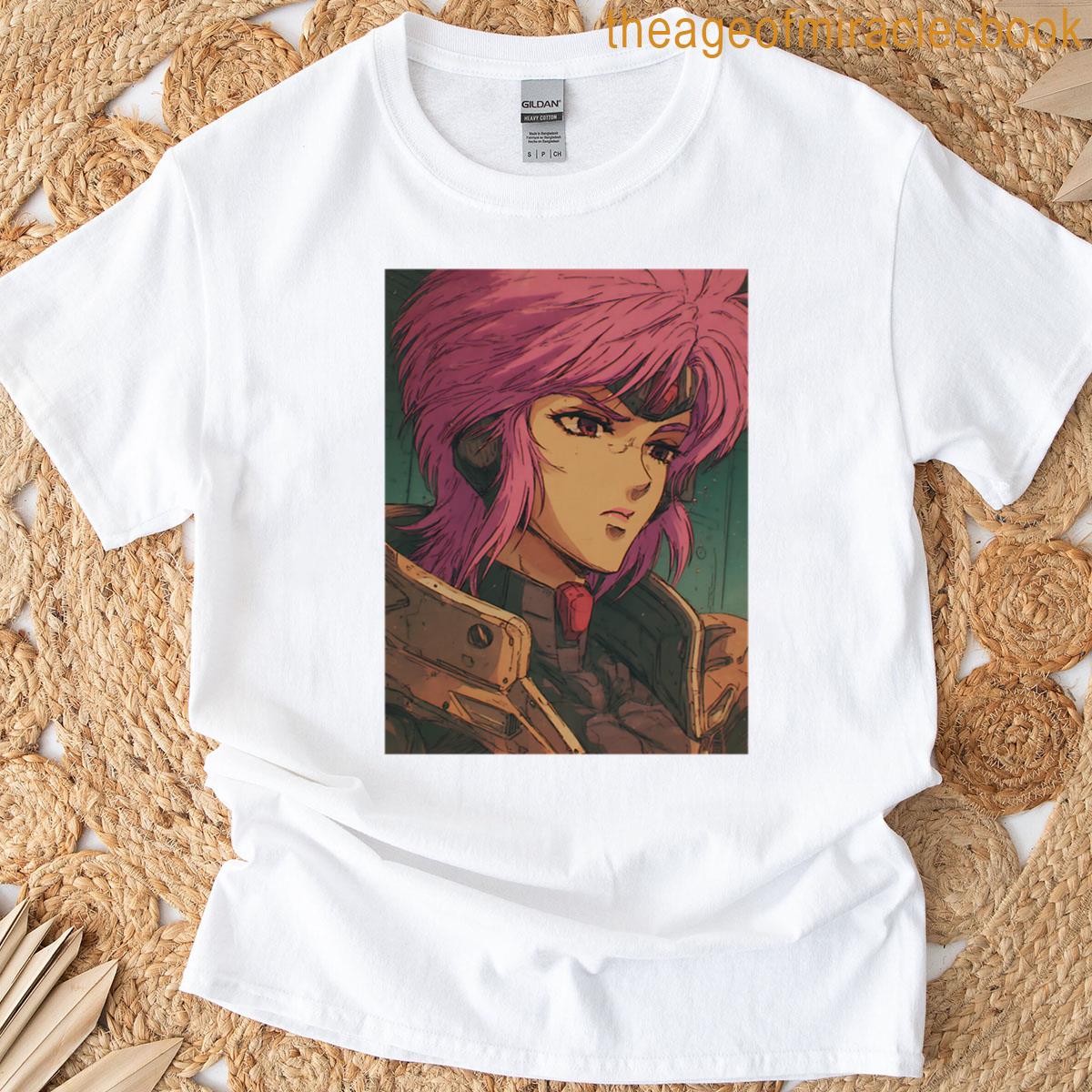 Synthwave Anime – Retro Cyberpunk Glow T-shirt