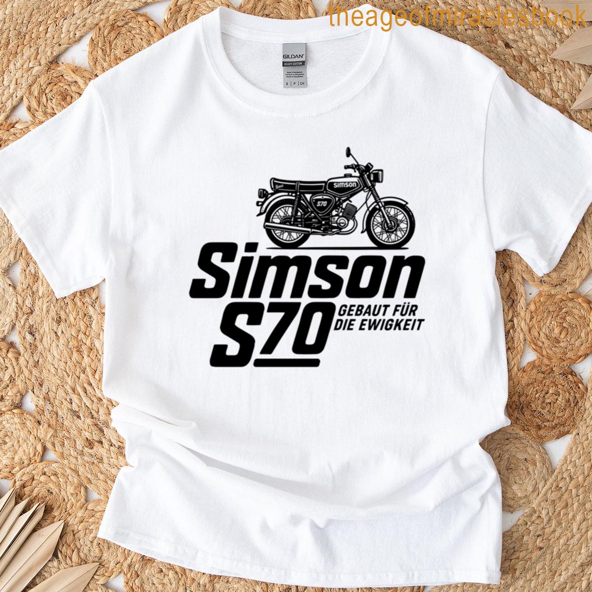 Vintage Simson S70 Retro Ride T-shirt