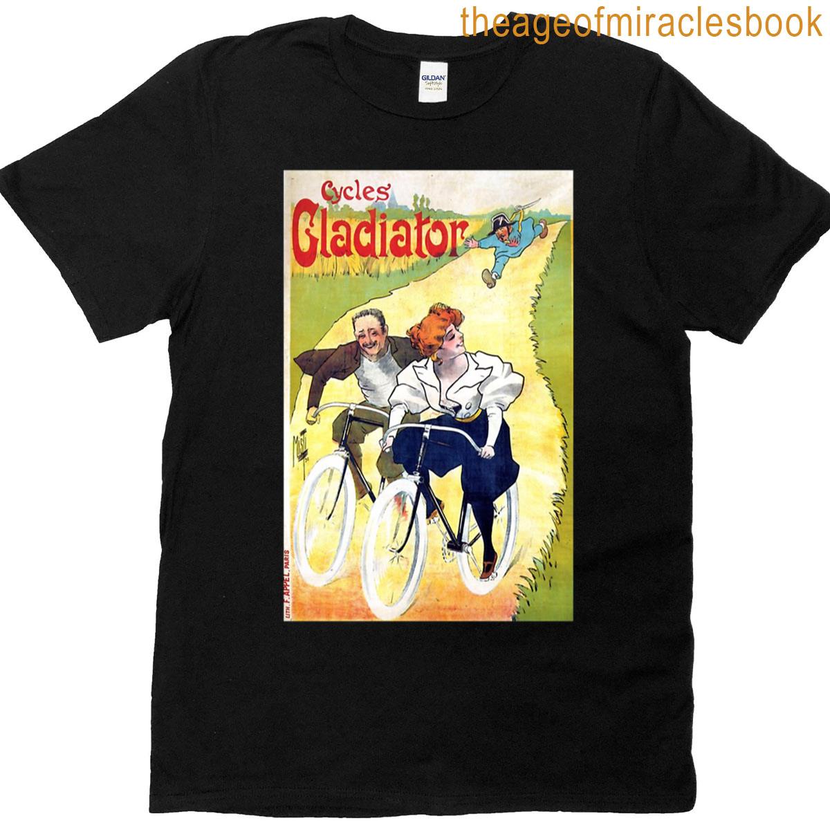 Advertising Poster For Cycles Gladiator T-shirt Advertising Poster For Cycles Gladiator T-shirt