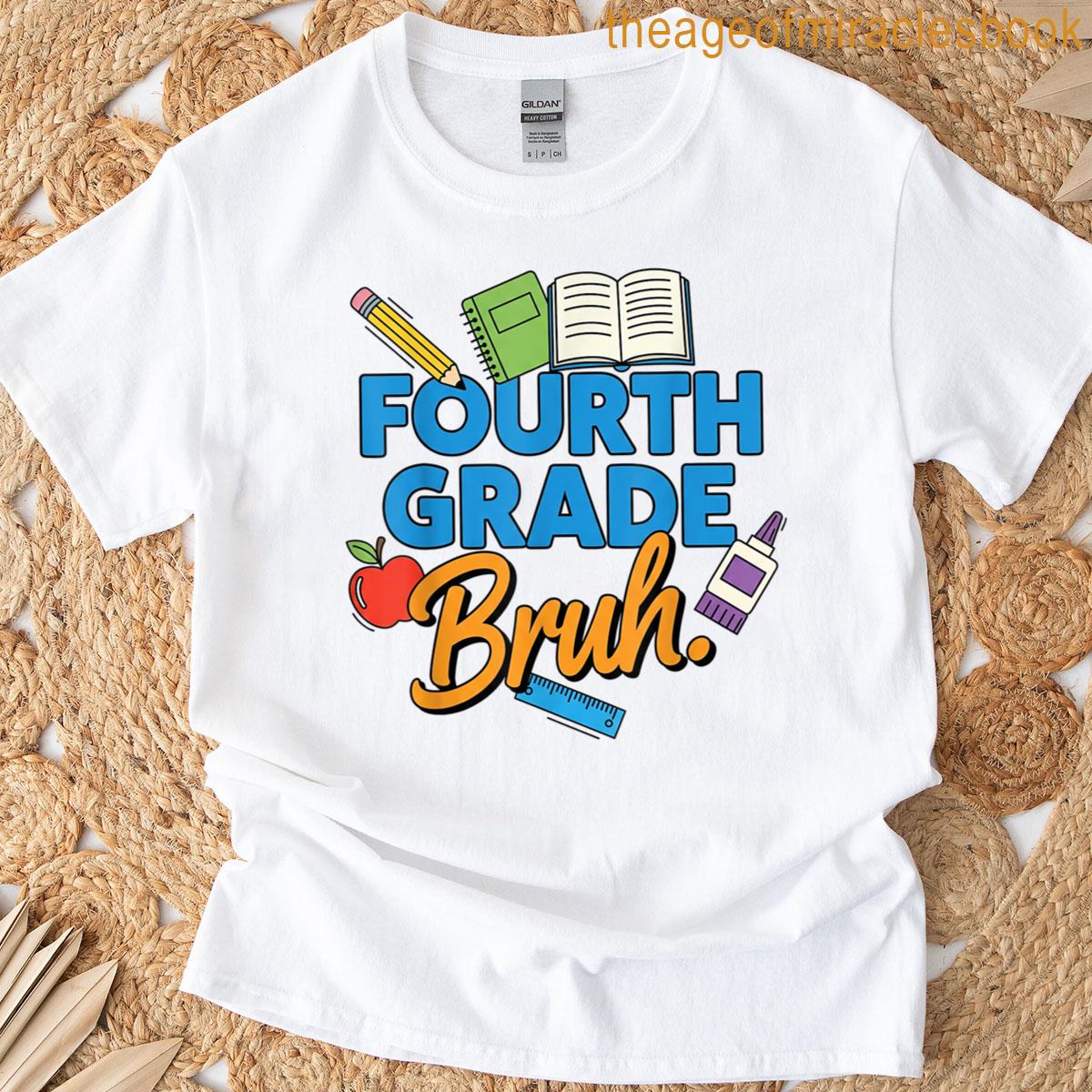 Back To School Fourth Grade Teacher T-shirt