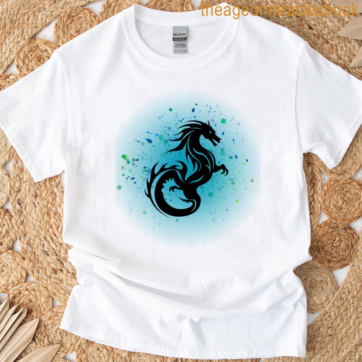 Blue Dragon Design T-shirt