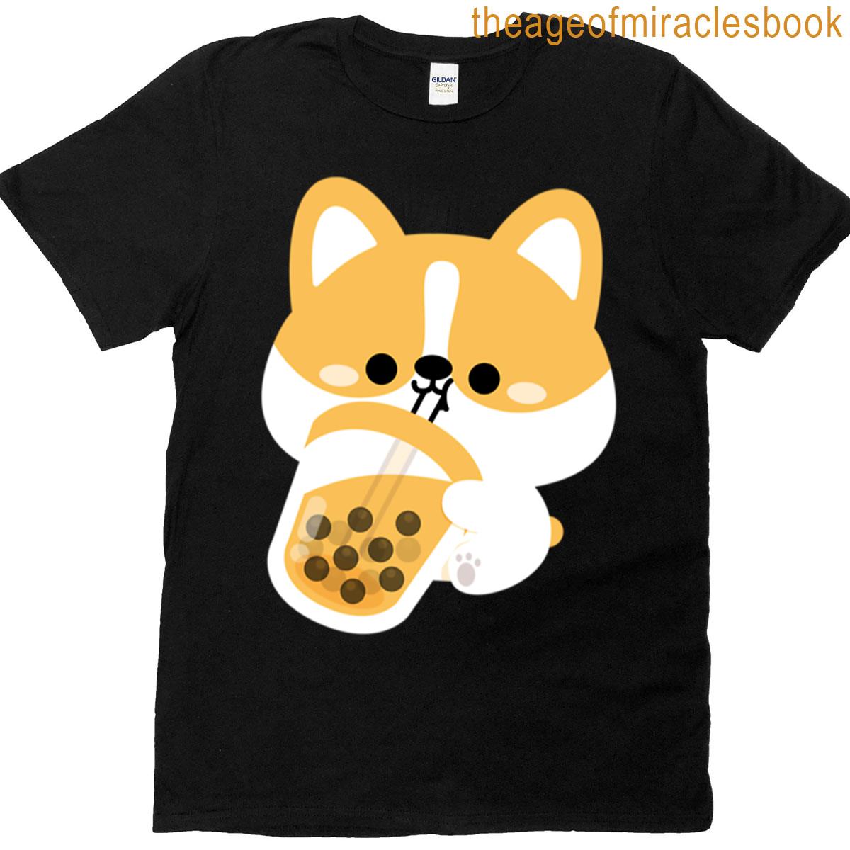 Boba Corgi T-shirt