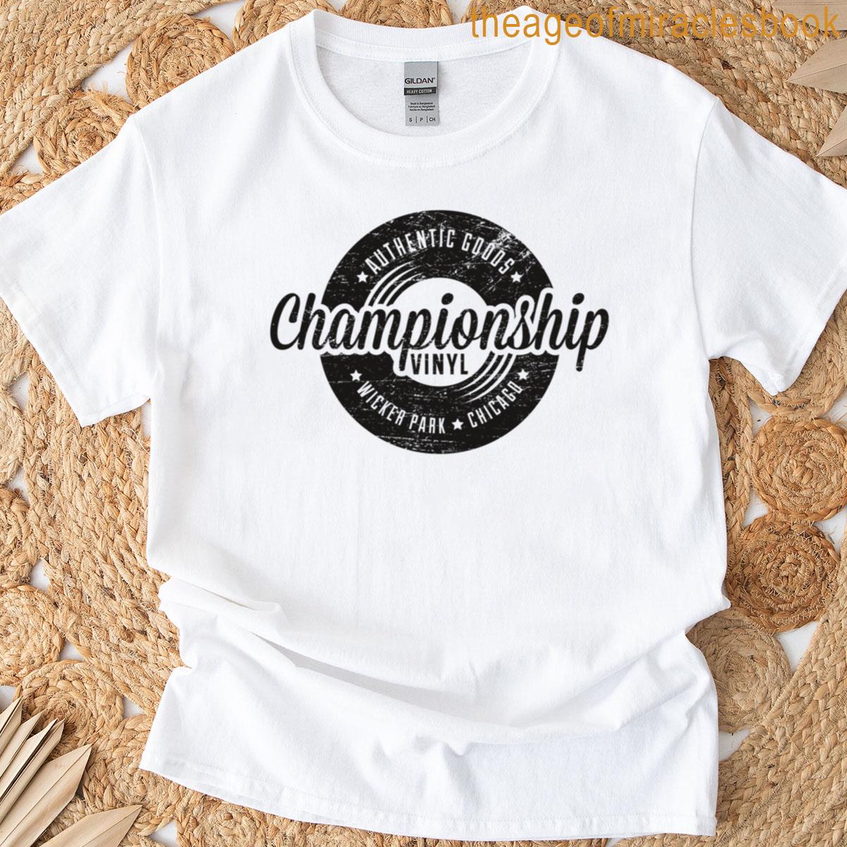 Championship Vinyl Worn Look T-shirt