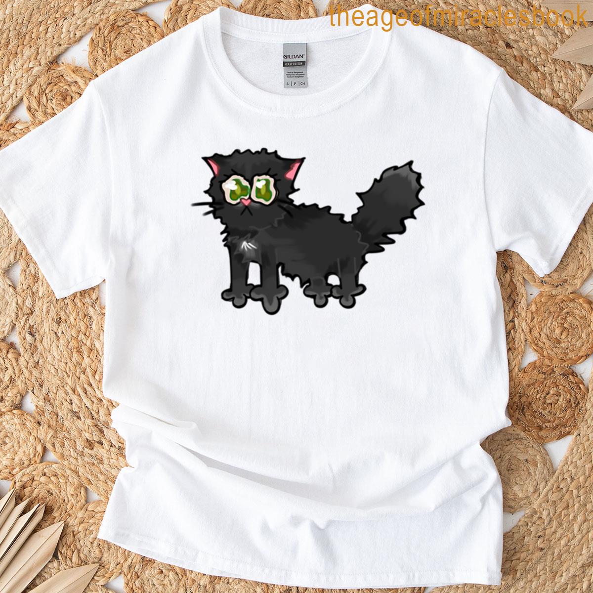 Fluffy Cute Cat T-shirt