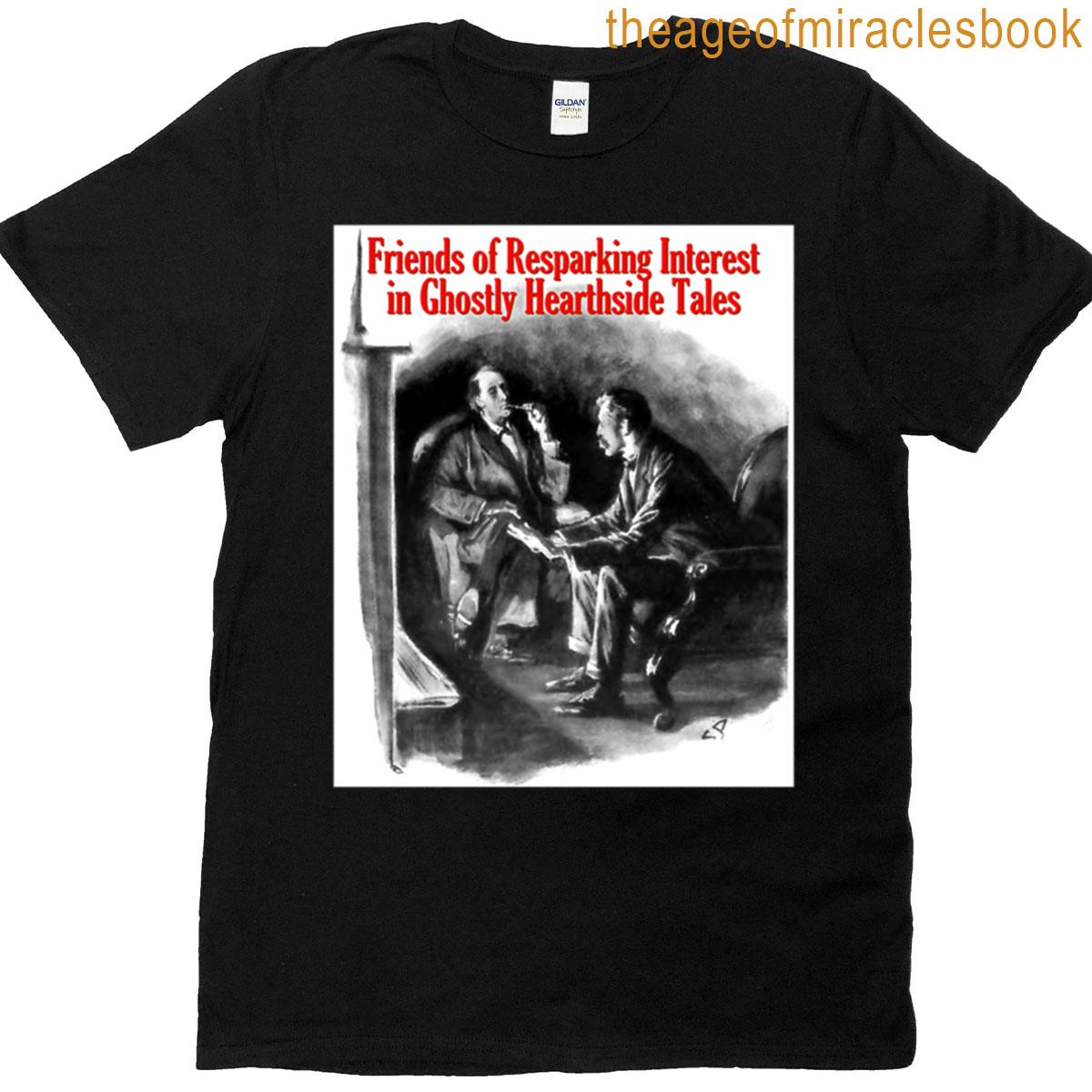 Holmes Watson At The Fireside T-shirt