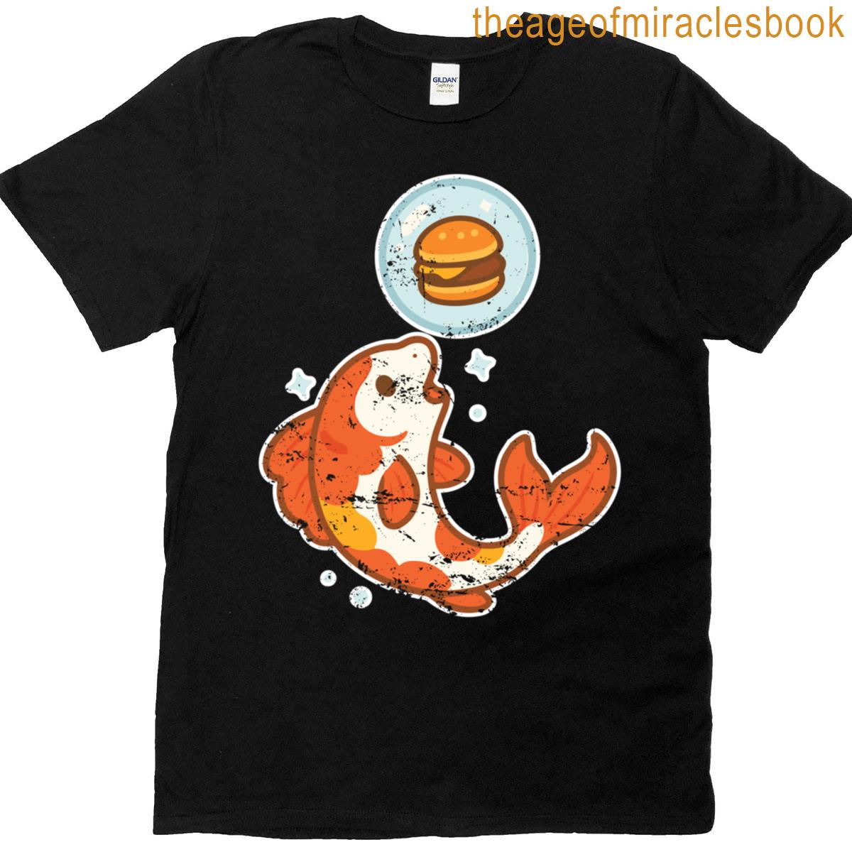 Koi Burger Dream Cartoon T-shirt
