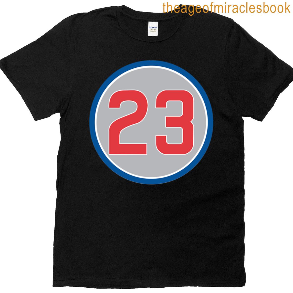 Ryne Sandberg 23 Jersey Number T-shirt