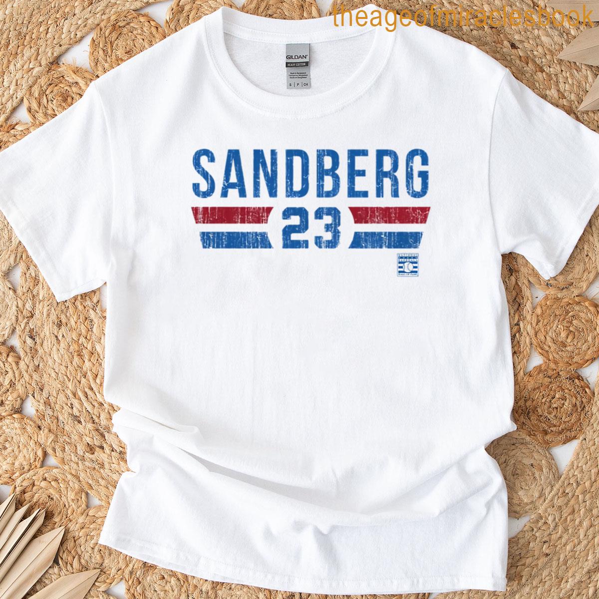 Ryne Sandberg Font T-shirt