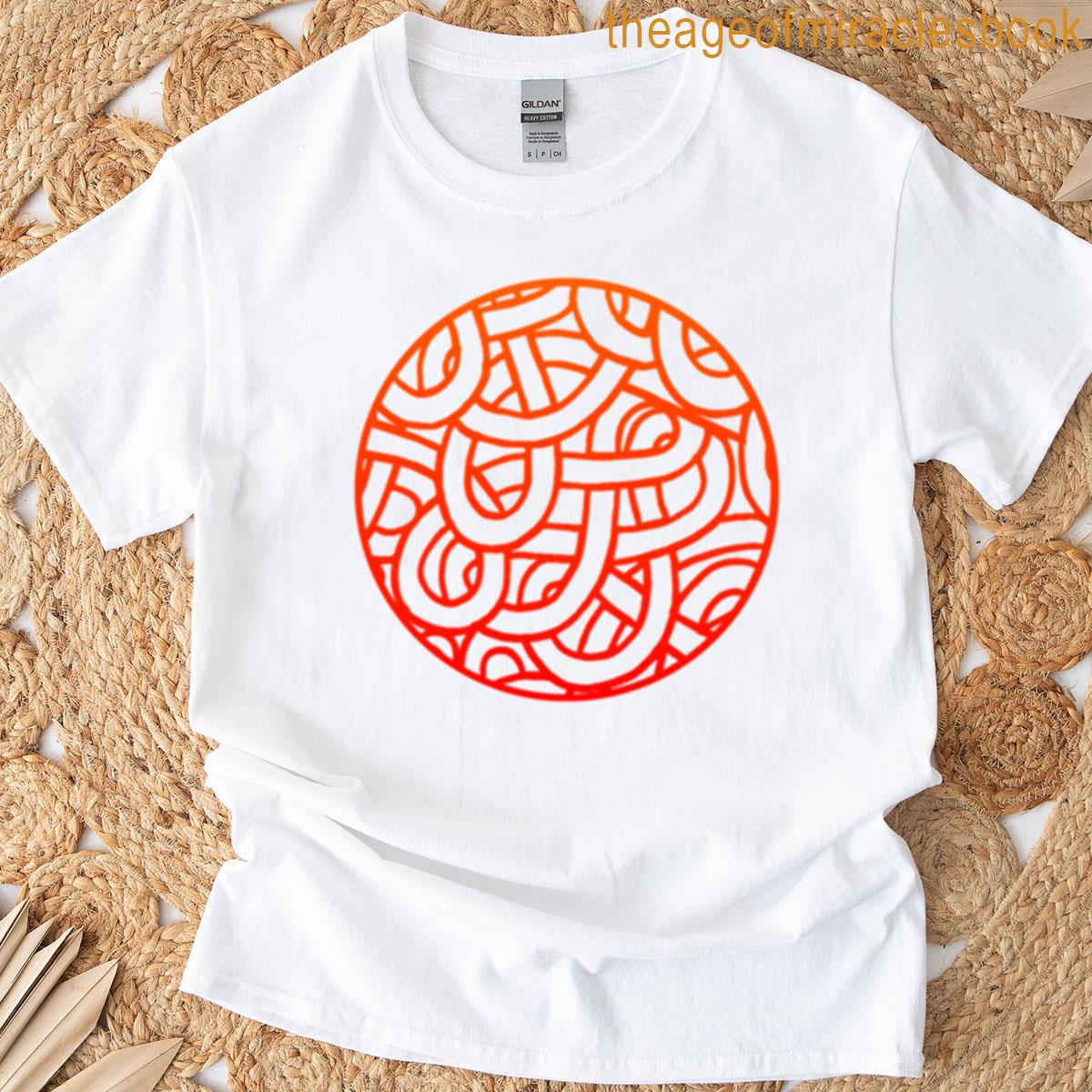Sanguine Line Art Drawing T-shirt