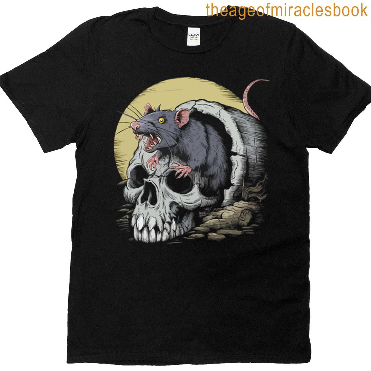 Skull Rat Moonrise T-shirt