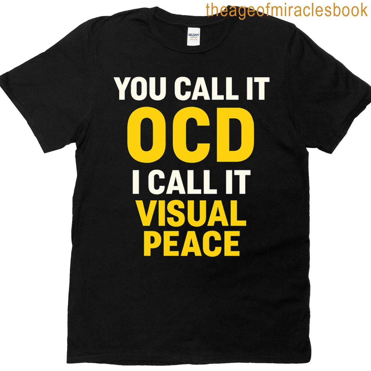Visual Peace Bold Ocd Typography Statement T-shirt