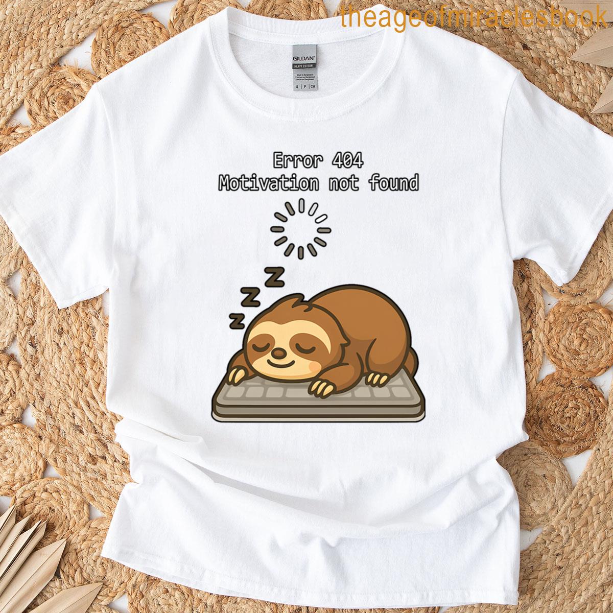 A Sleepy Sloth With No Motivation Oversized T-shirt