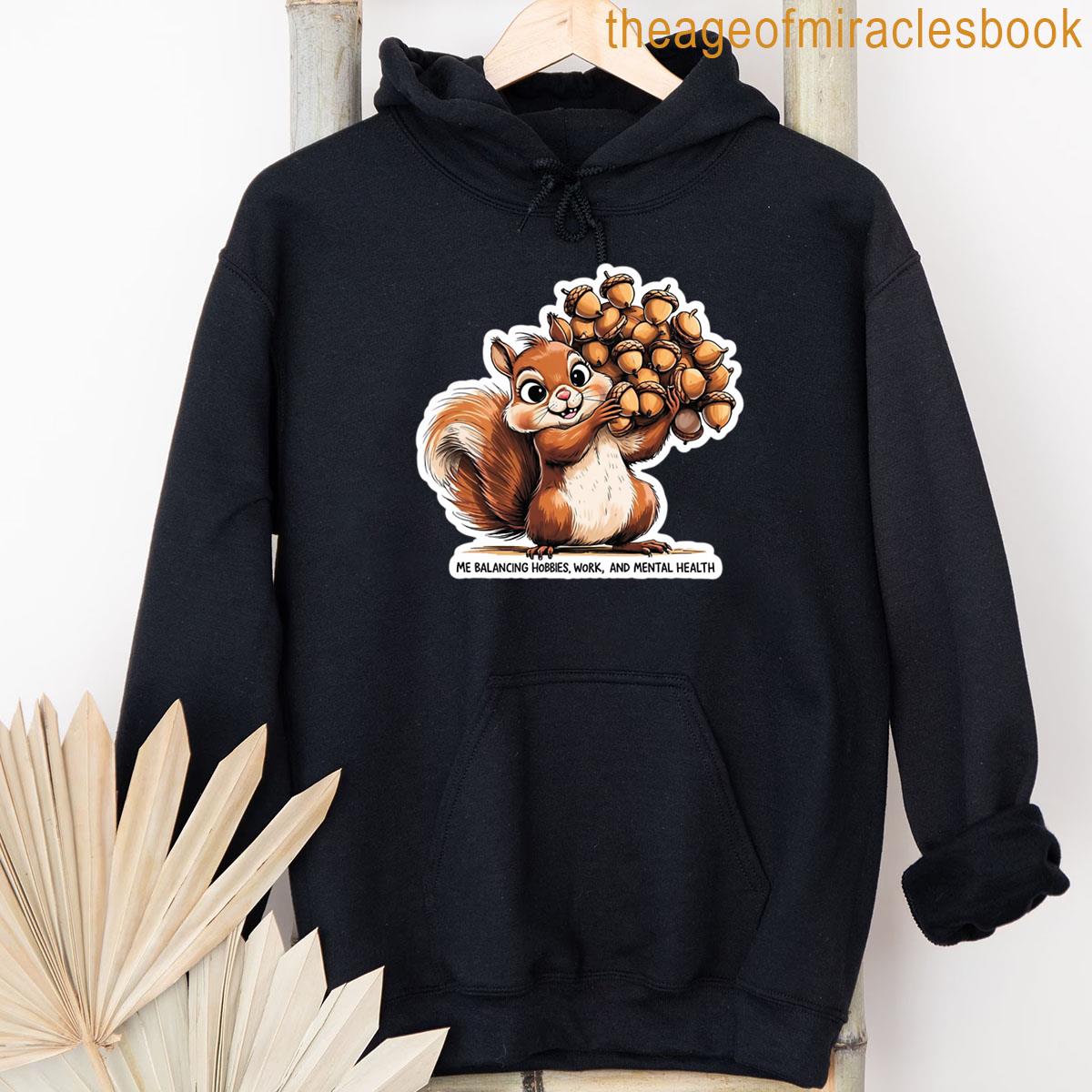 Alternative view of Acorn Balancing Squirrel T-shirt