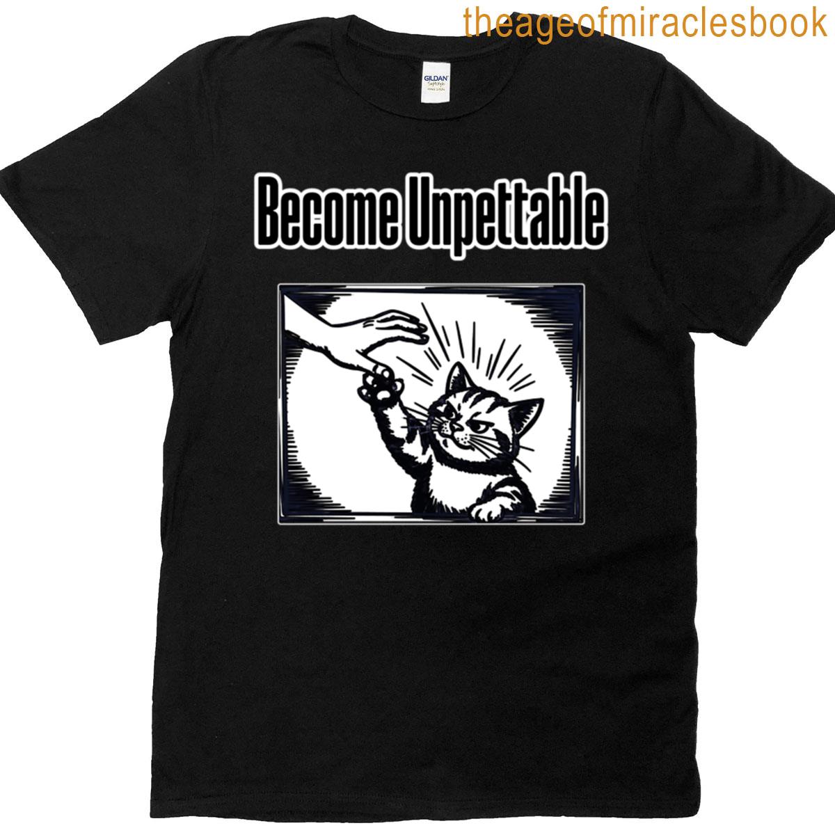 Become Ungovernable – Cat Biting Hand Funny T-shirt