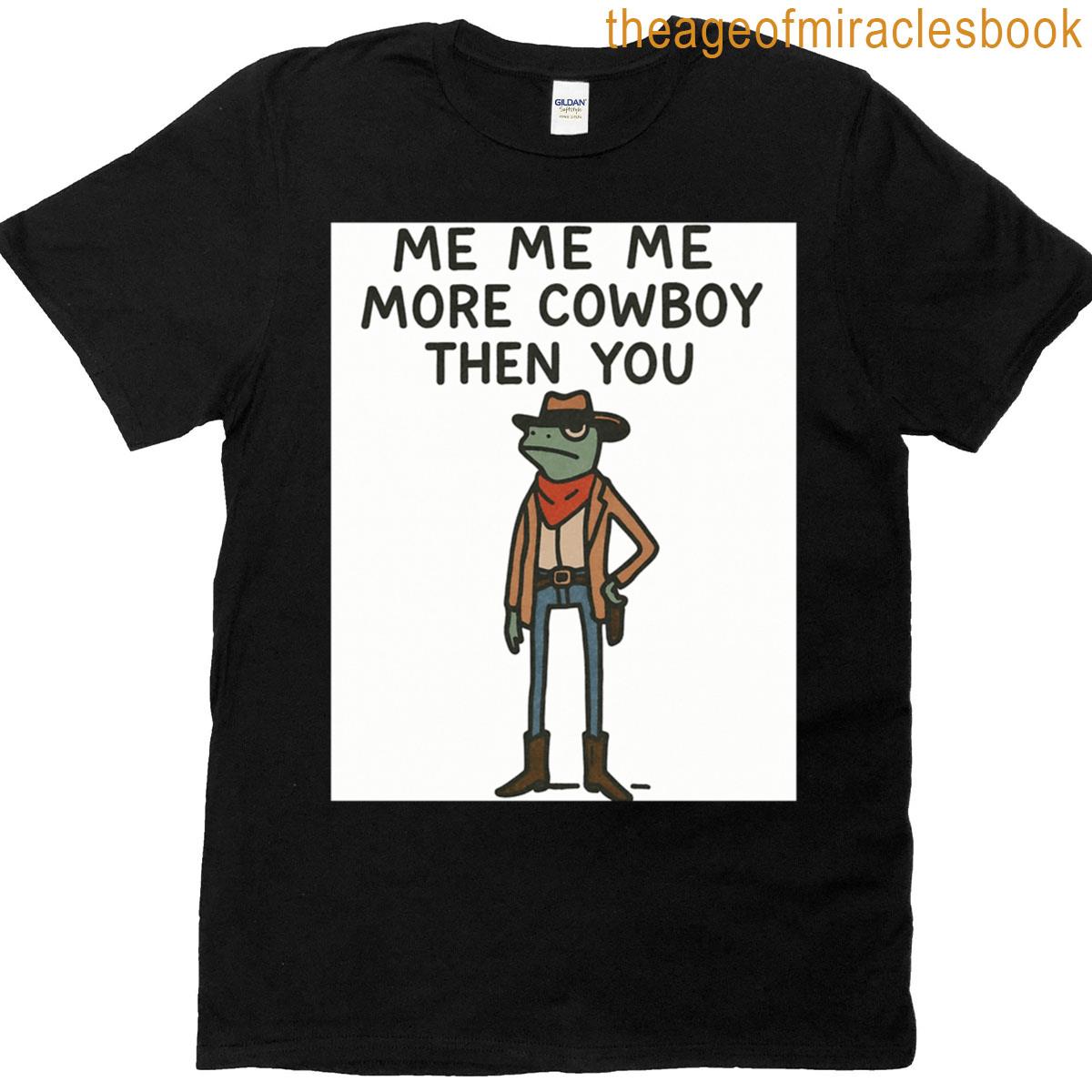 Cowboy Frog Graphic T-shirt