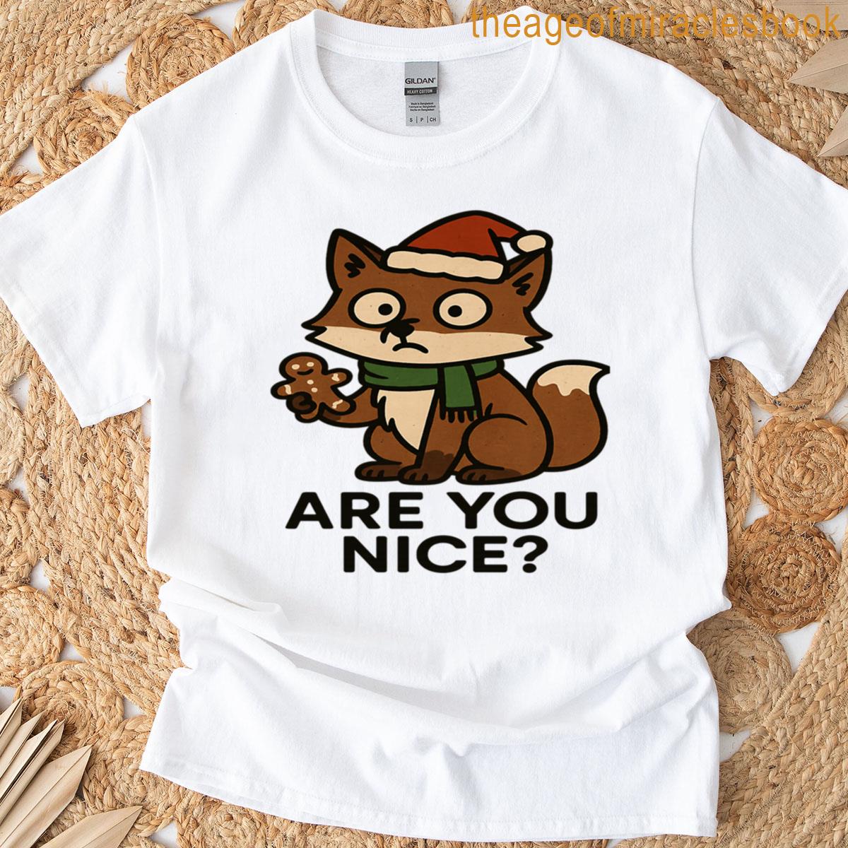Derpy Fox Are You Nice T-shirt