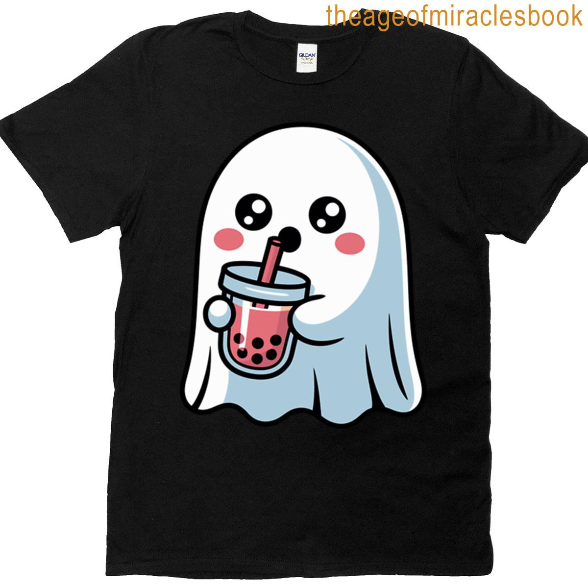 Ghost And Bubble Tea T-shirt