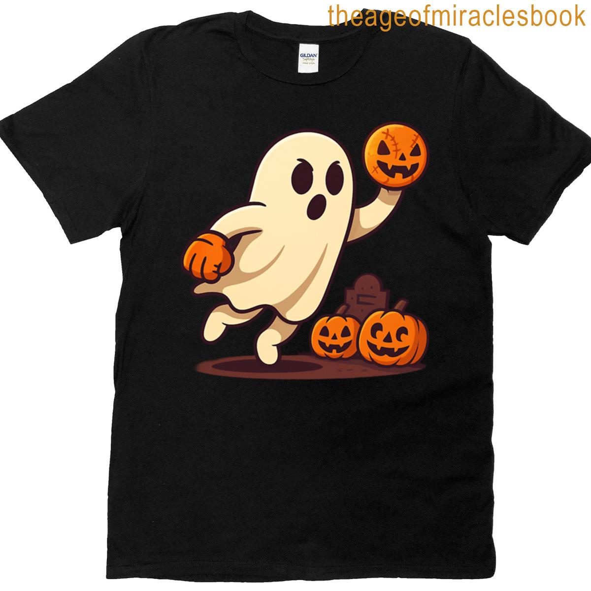 Ghost Baseball Pitcher T-shirt