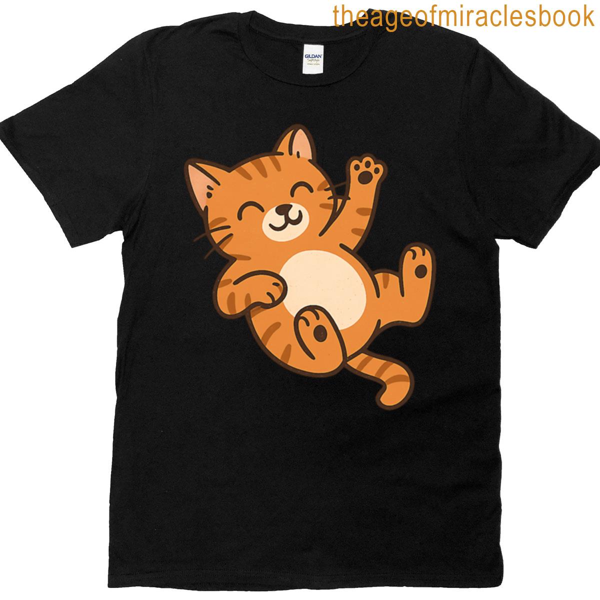 Happy Ginger Cat Oversized T-shirt