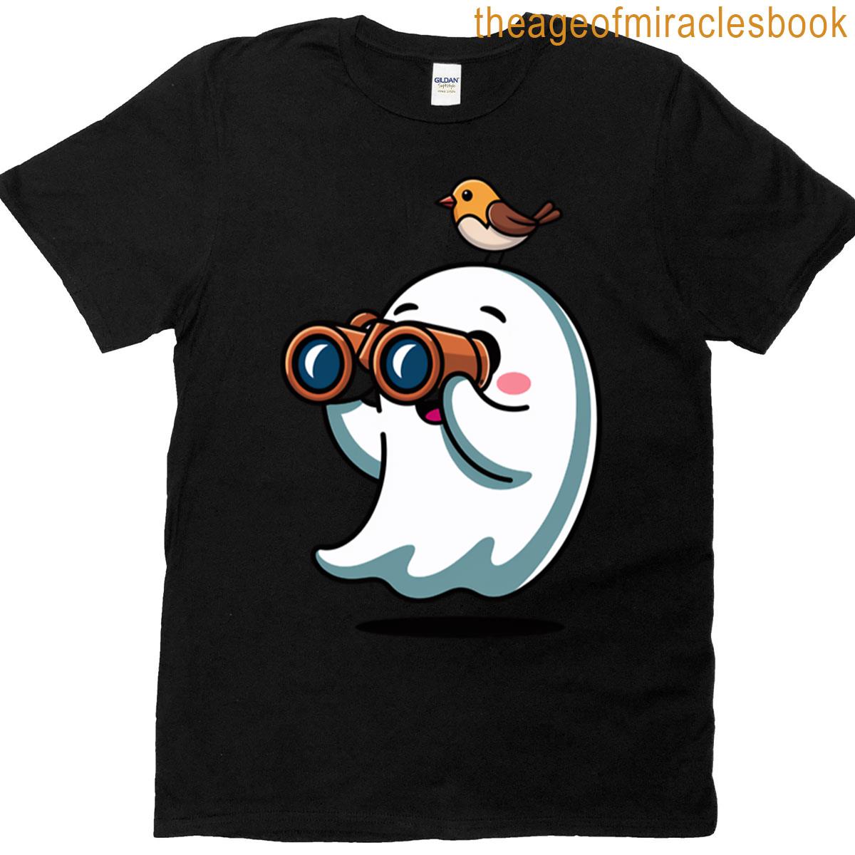 Haunted Hobbies Birdwatching Ghost Oversized T-shirt