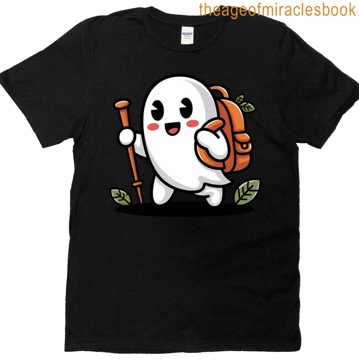 Haunted Hobbies Hiking Ghost T-shirt