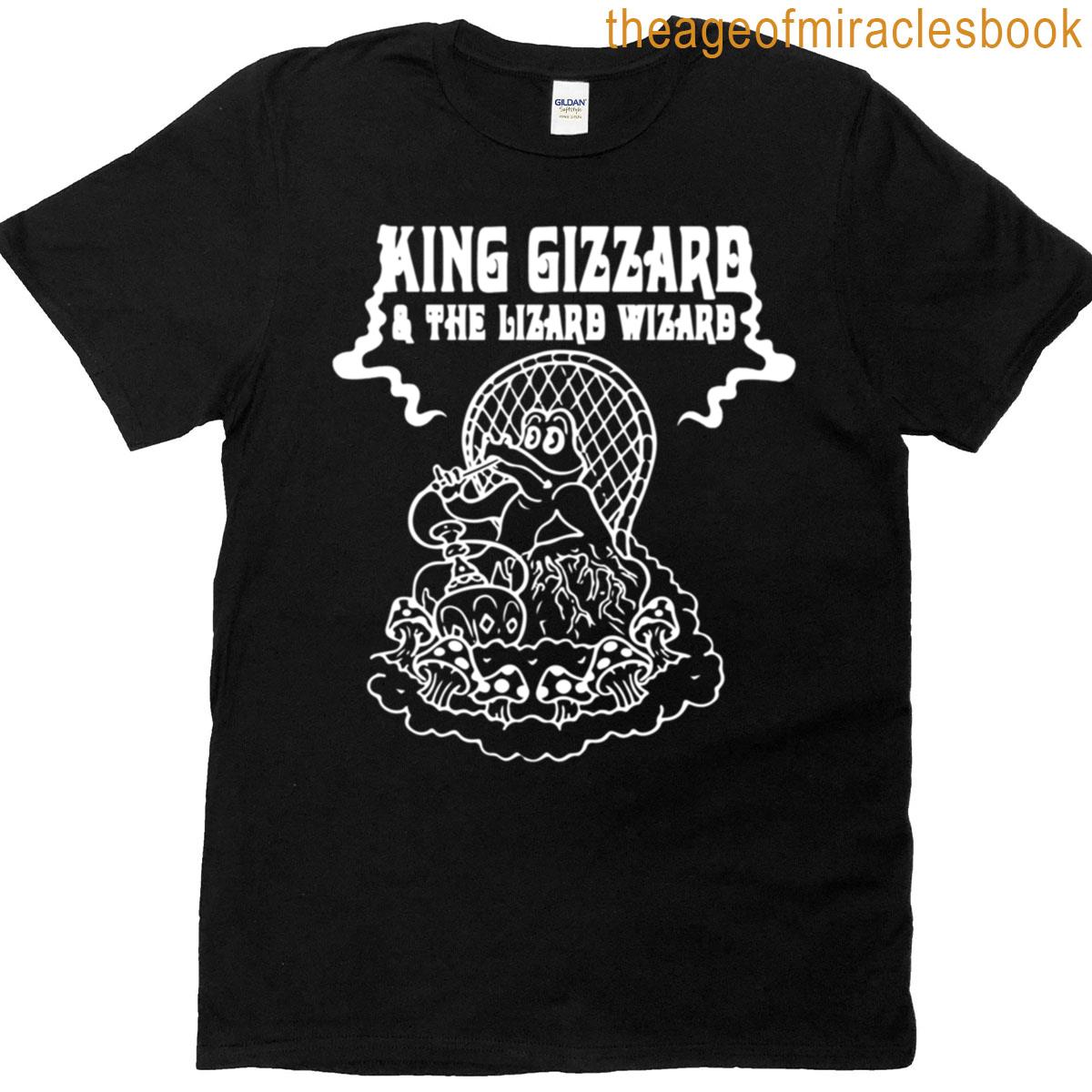 King Gizzard With Wizard Lizard Funny Band T-shirt