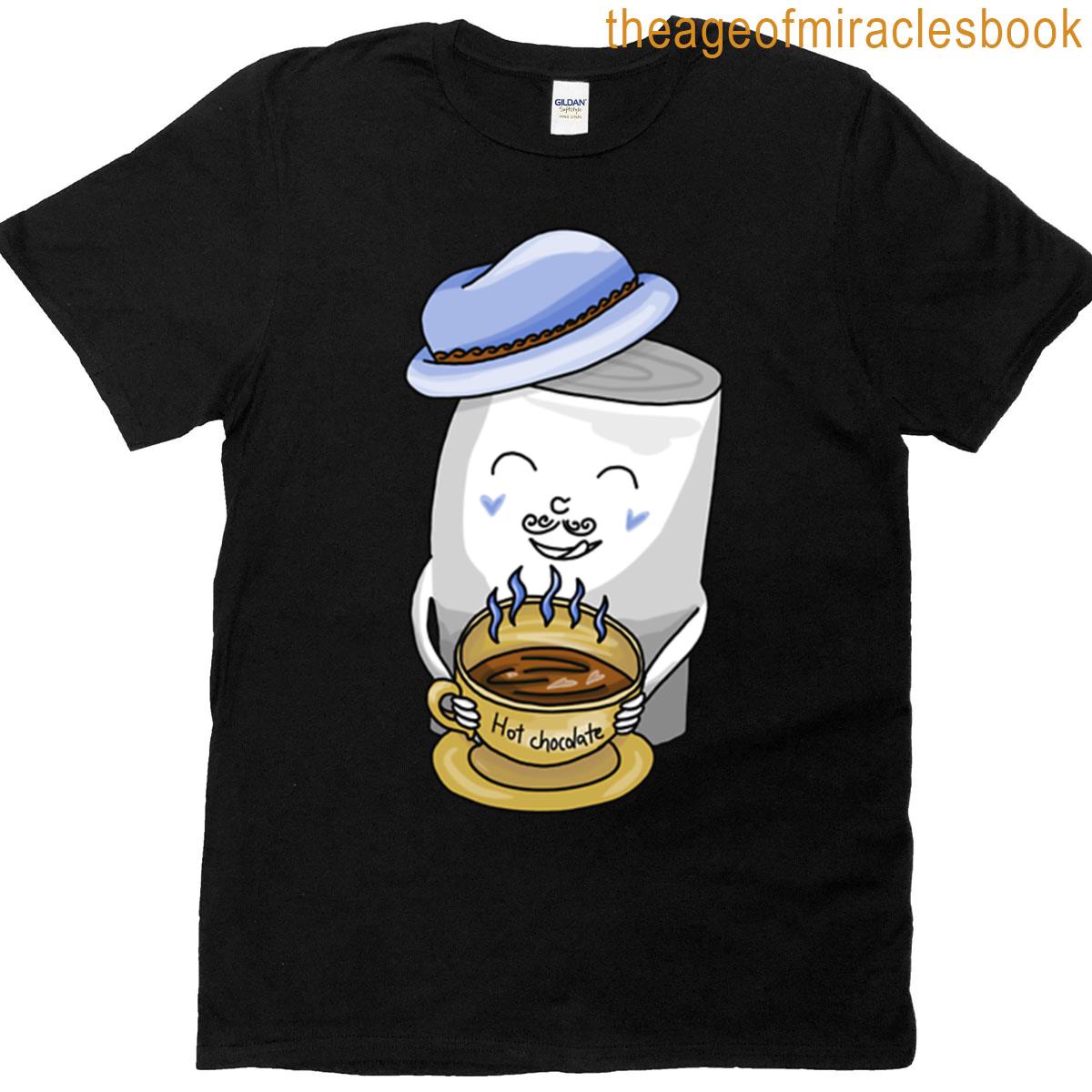 Mr Marshmallows Hot Chocolate Oversized T-shirt