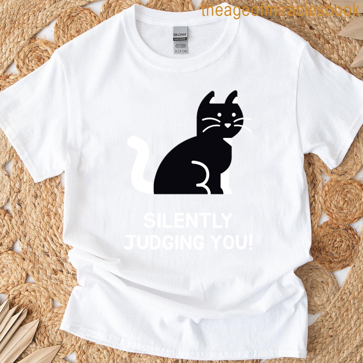 Silently Judging You Cat Meme T-shirt