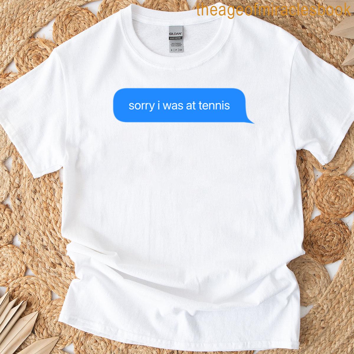 Tennis Text Message T-shirt