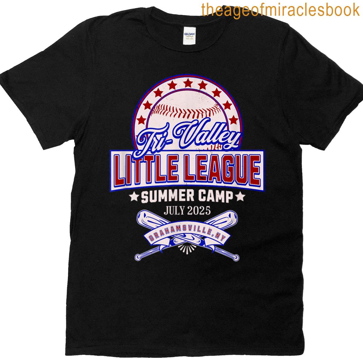 Tri-valley Summer Baseball 2025 Camp T-shirt