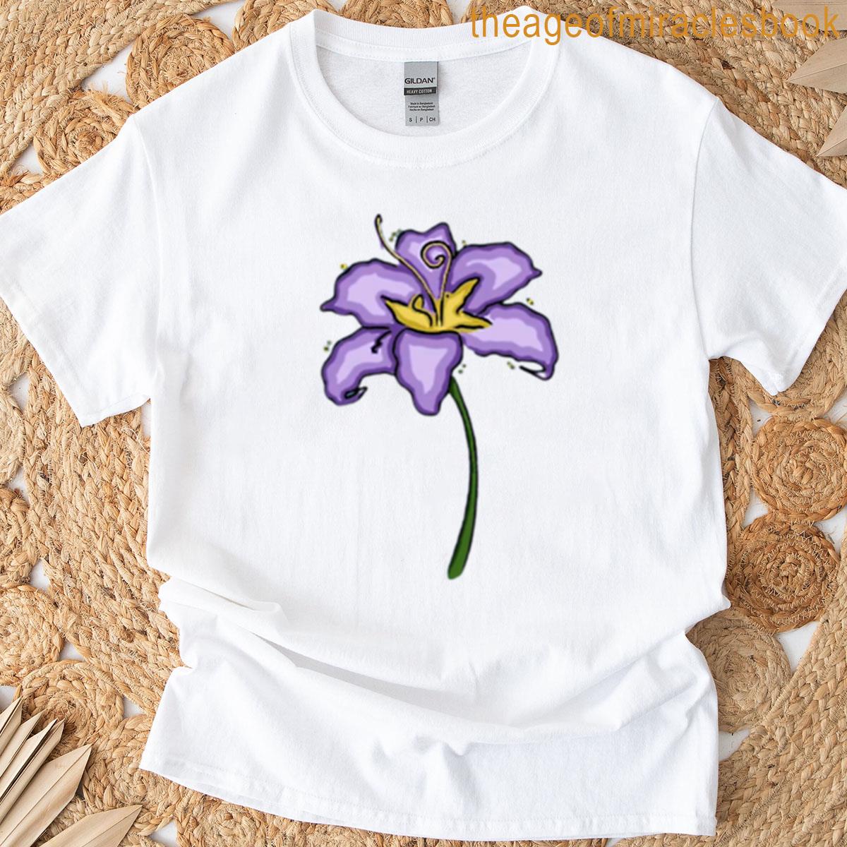 Beautiful Purple Princess Flower T-shirt