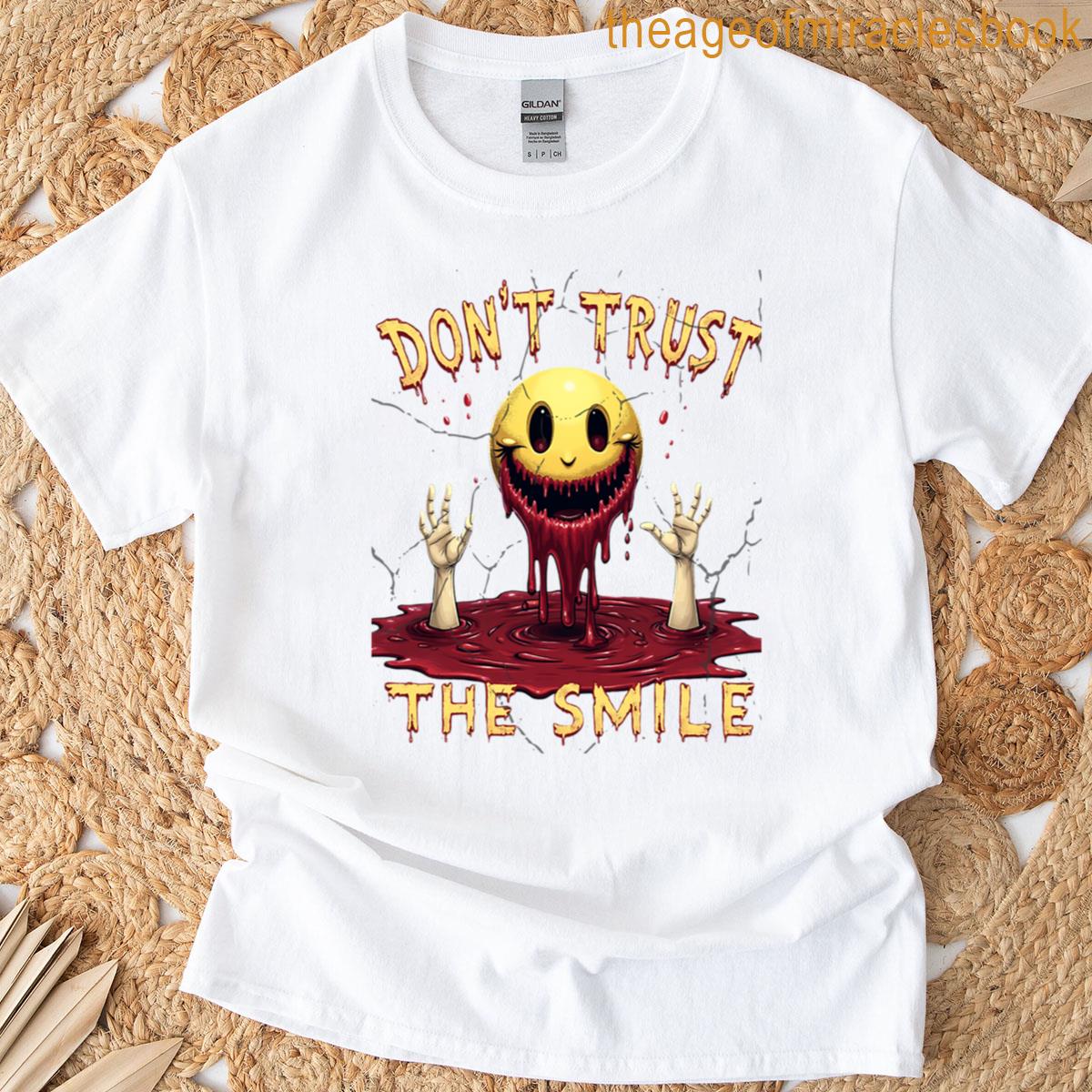 Creepy Hands And Smiley Face Design Oversized T-shirt