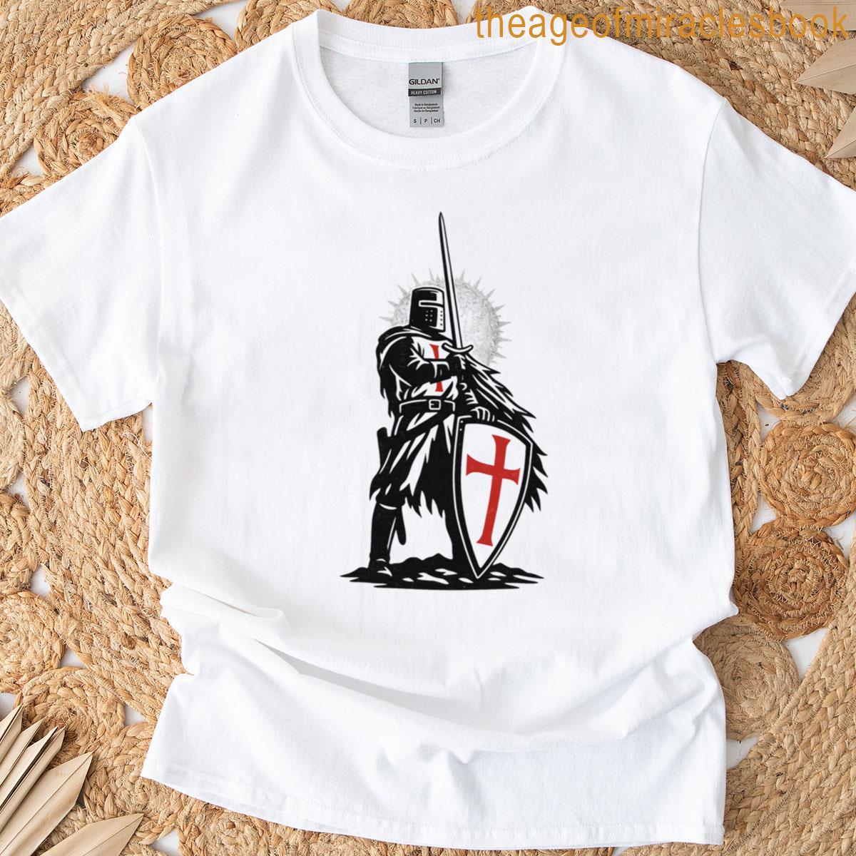 Crusaders Stand Templar Knight Art T-shirt