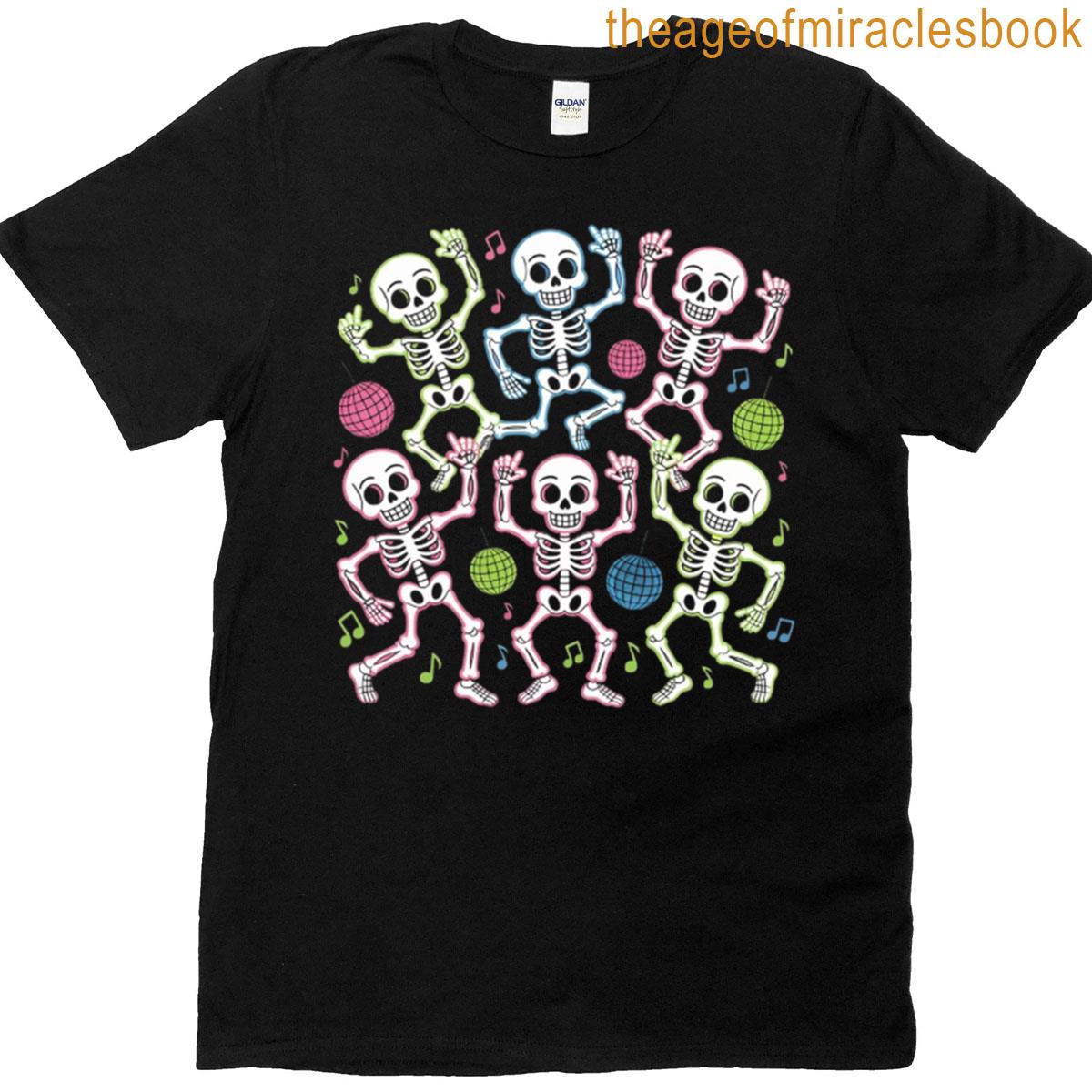 Dancing Skeletons Dance Challenge Halloween T-shirt