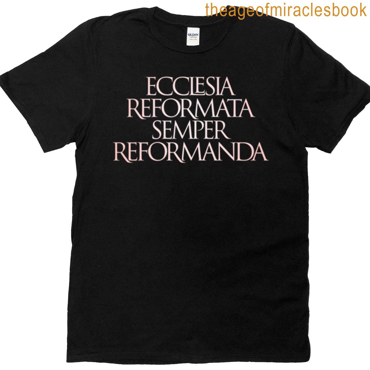Ecclesia Reformata Semper Reformanda V2 Oversized T-shirt
