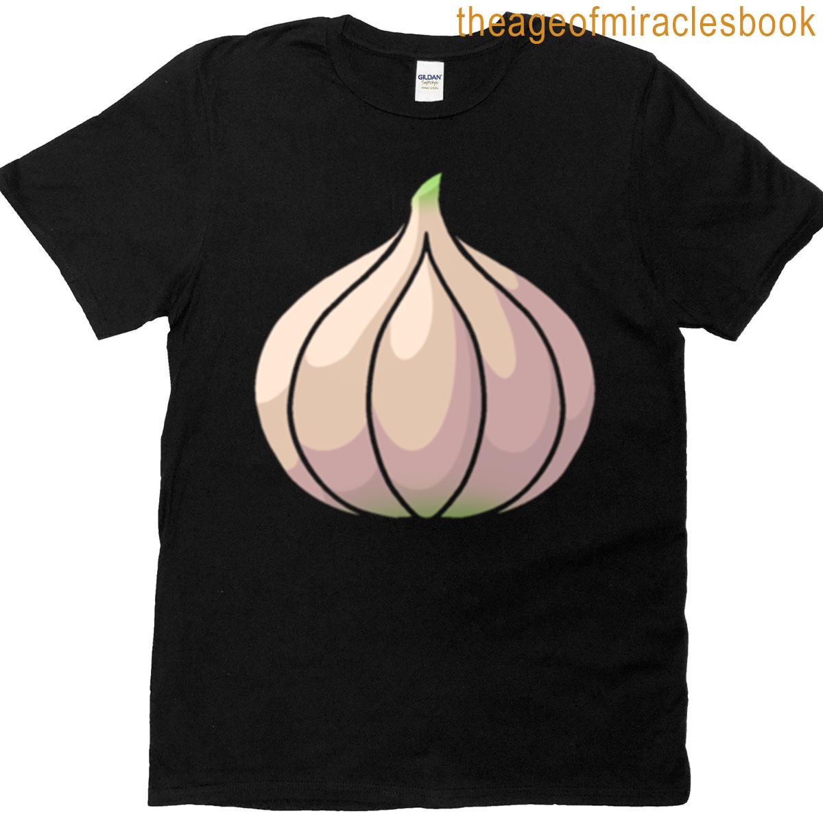 Elephant Garlic Design Oversized T-shirt