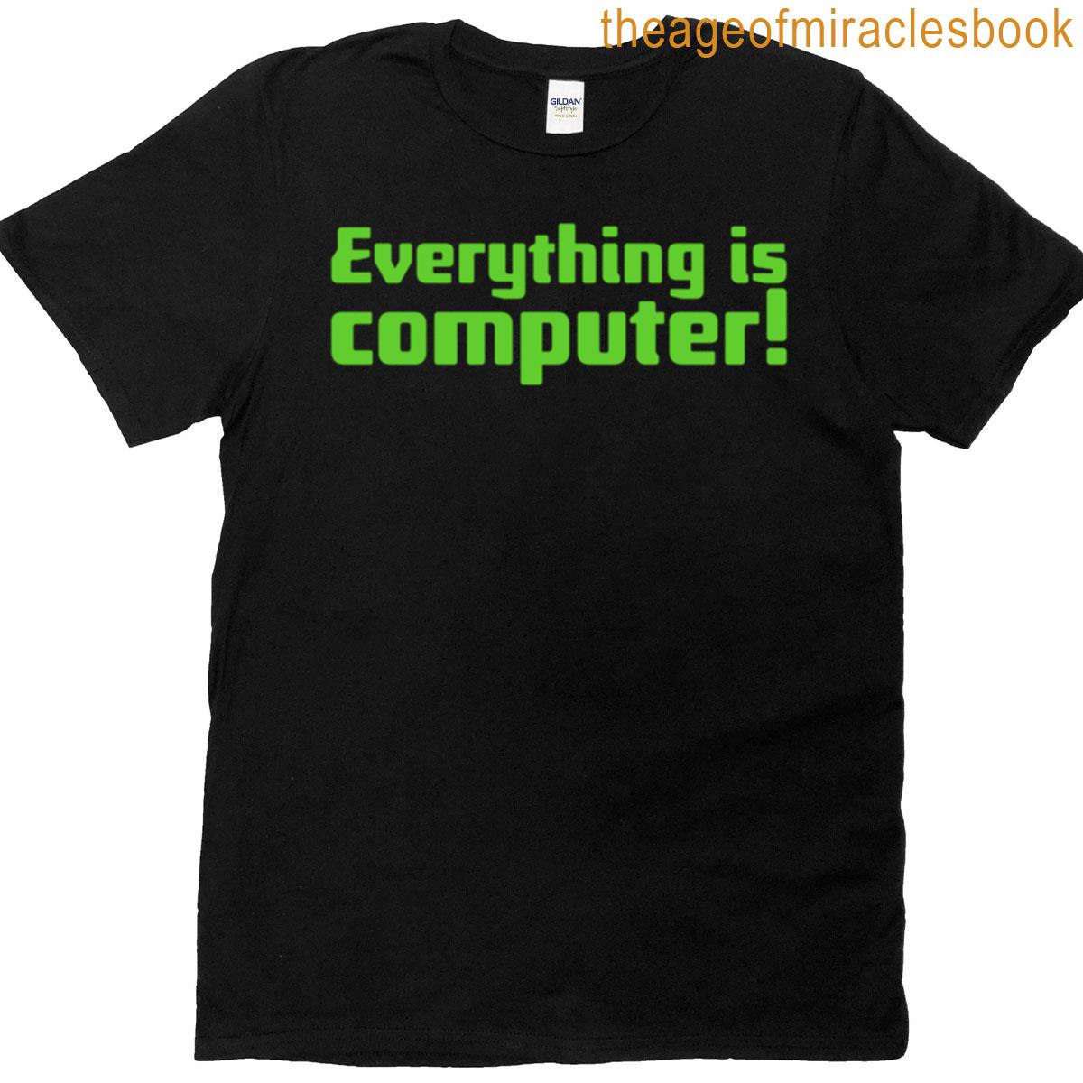 Everything Is Computer Screen Lines T-shirt