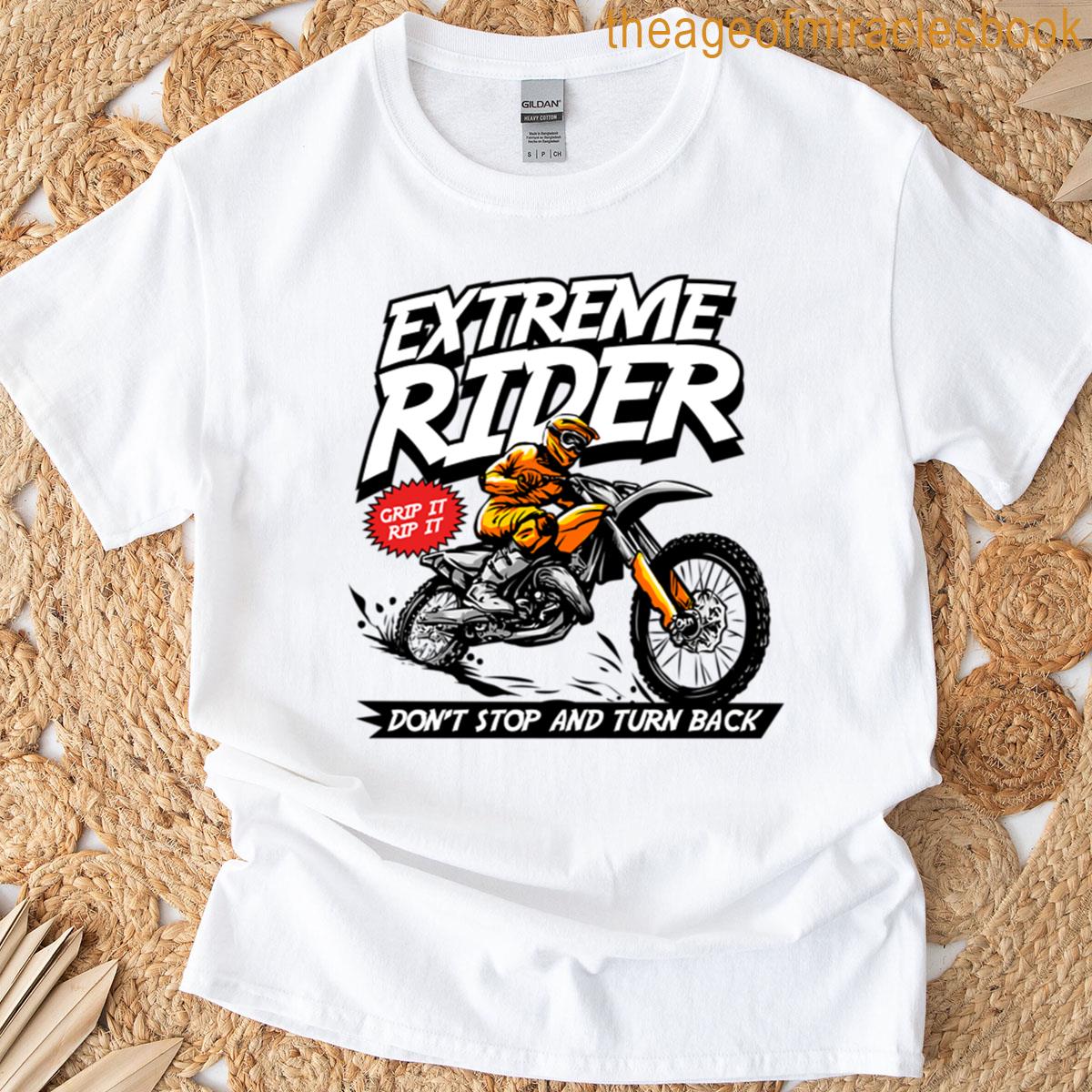 Extreme Motocross Biker Oversized T-shirt