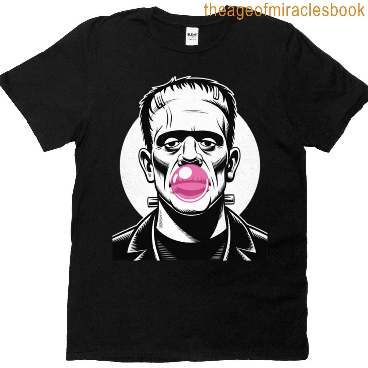 Funny Pop Art Bubblegum Frankenstein T-shirt