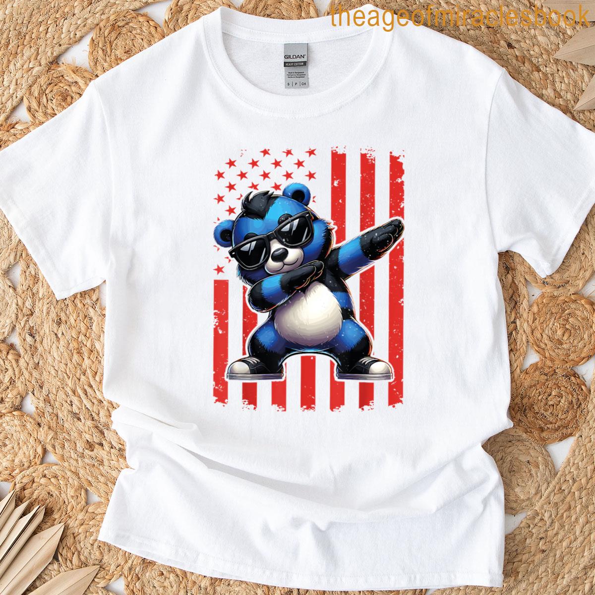 Graphic Bear Cubs Retro Bear Cubs Dabbing T-shirt