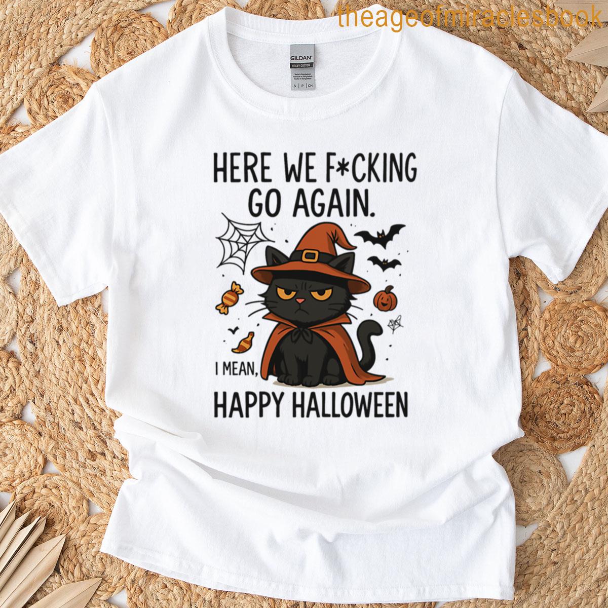 Grumpy Cat Halloween T-shirt